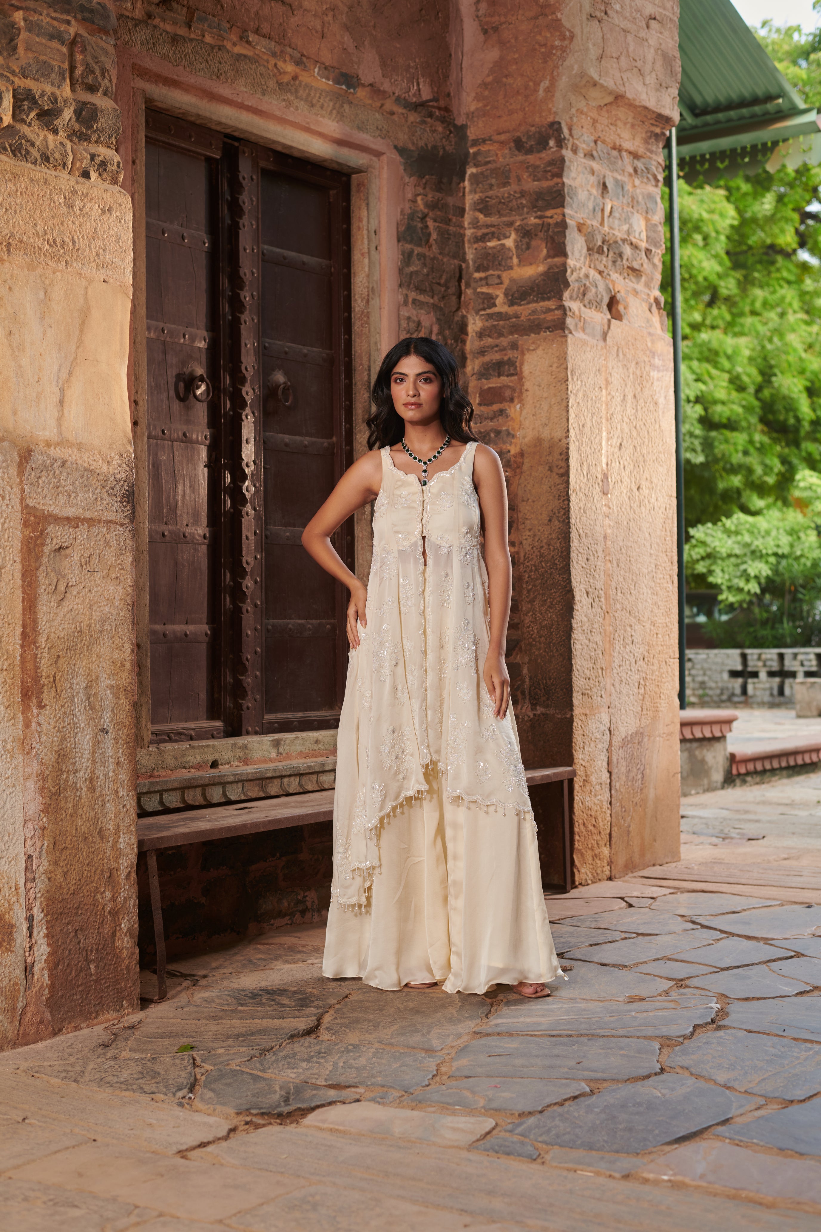 Tarunī (तारुणी) - Kurta Palazzo Set