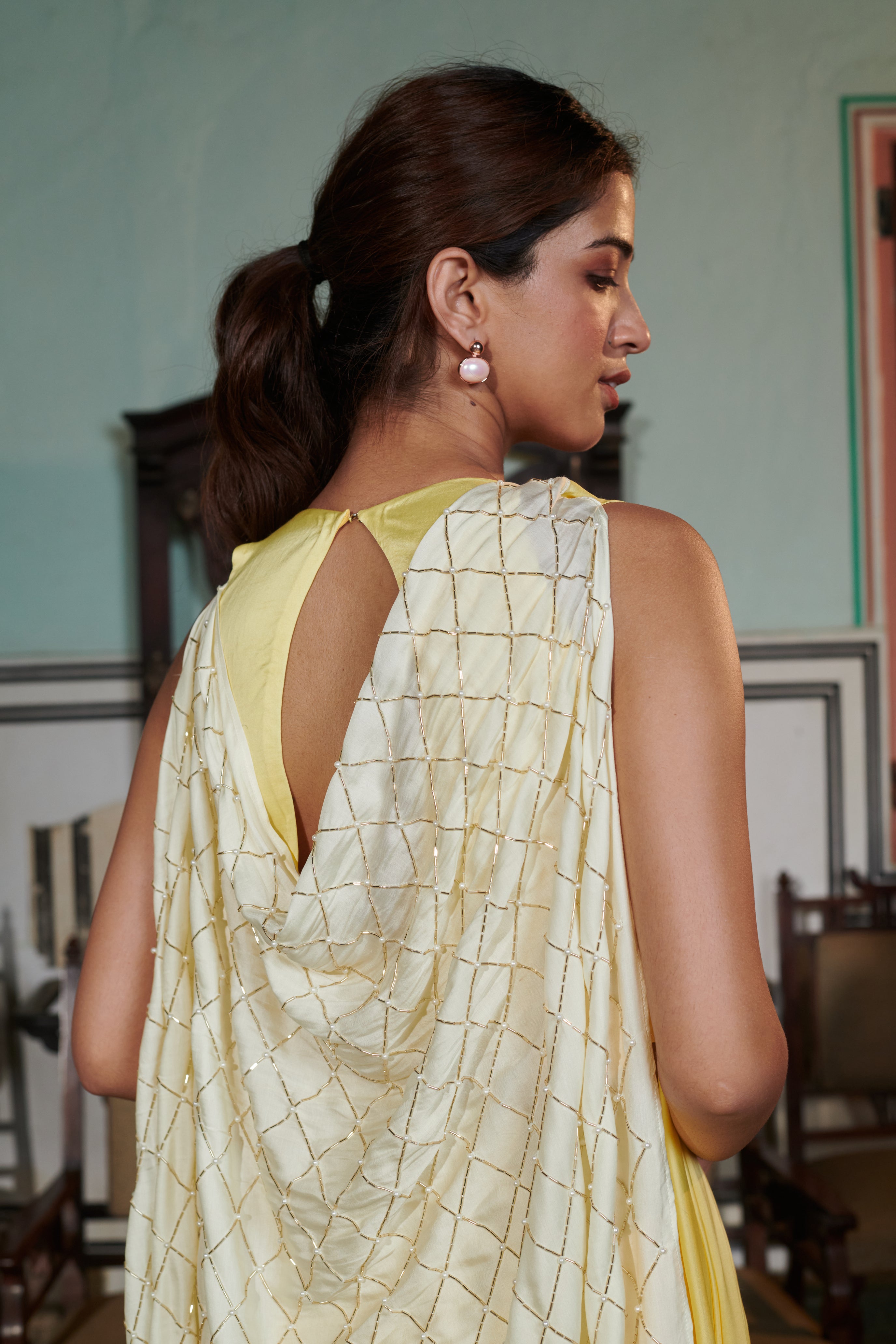 Trividha (त्रिविधा) - Drape Skirt Set