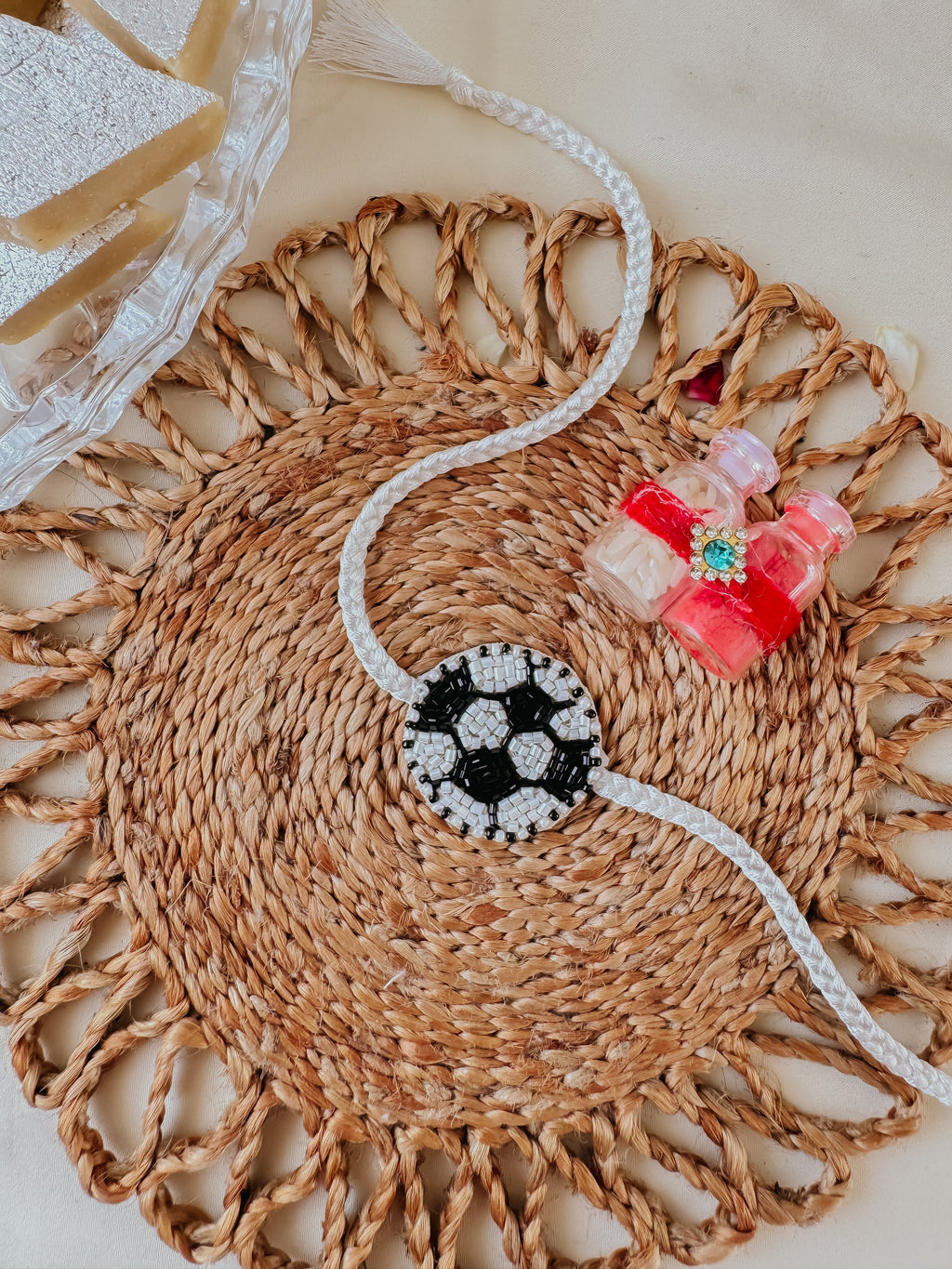 Kick-off Football Handmade Rakhi