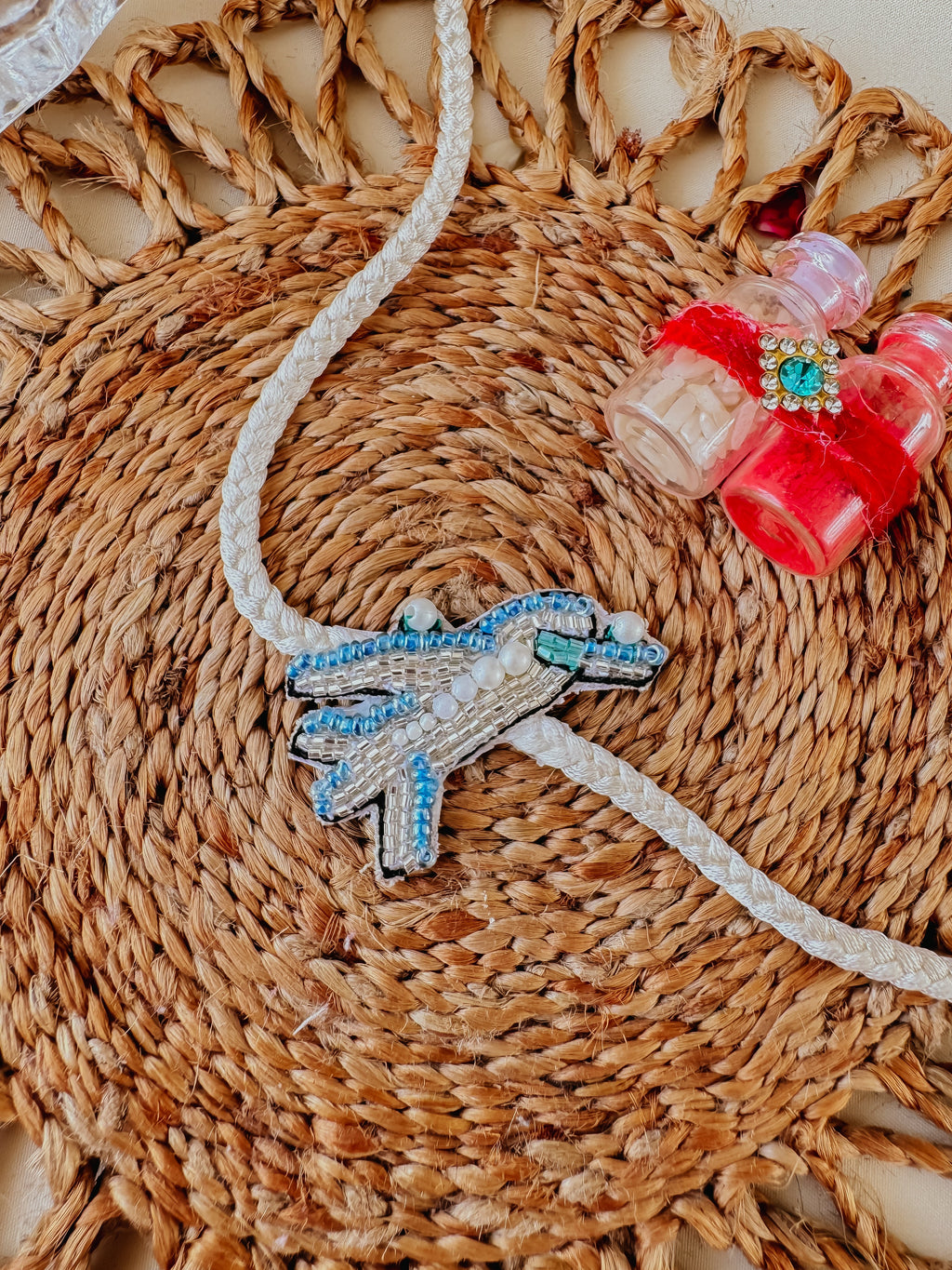 Fly-High Blue Aeroplane Handmade Rakhi