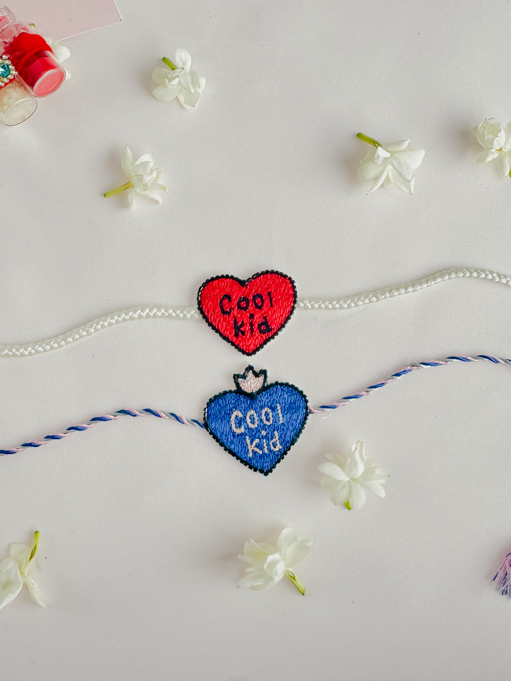 Set of 2- Cool kid & Crown Cool kid Handmade Rakhi