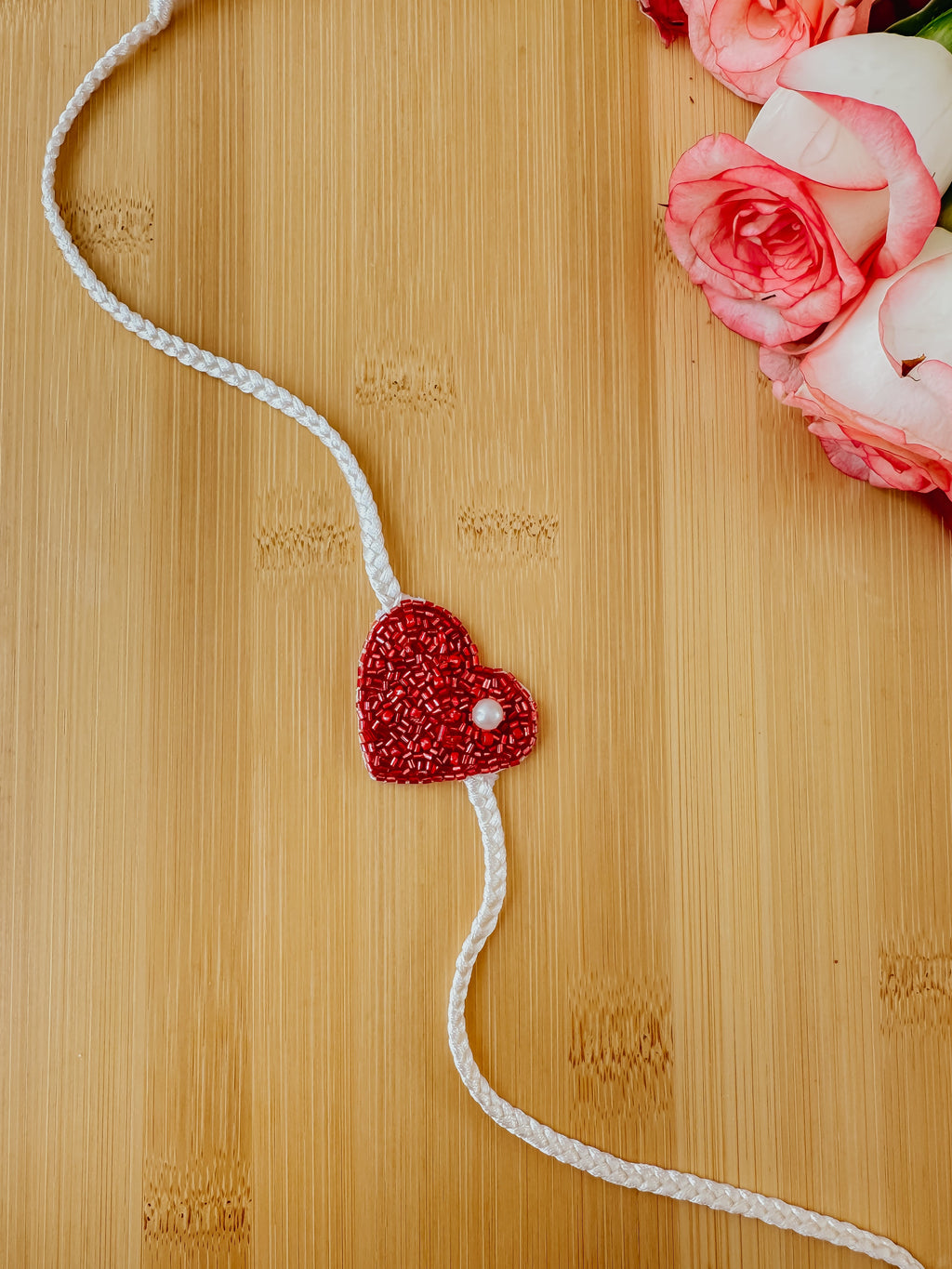 Red Love Bond Handmade Rakhi