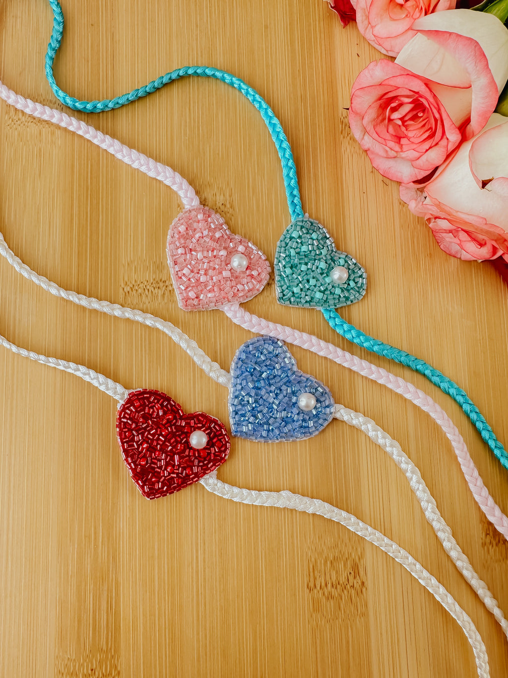Set of 4 - Love Bond Colorful Handmade Rakhi