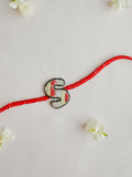 Custom initial Handmade Rakhi