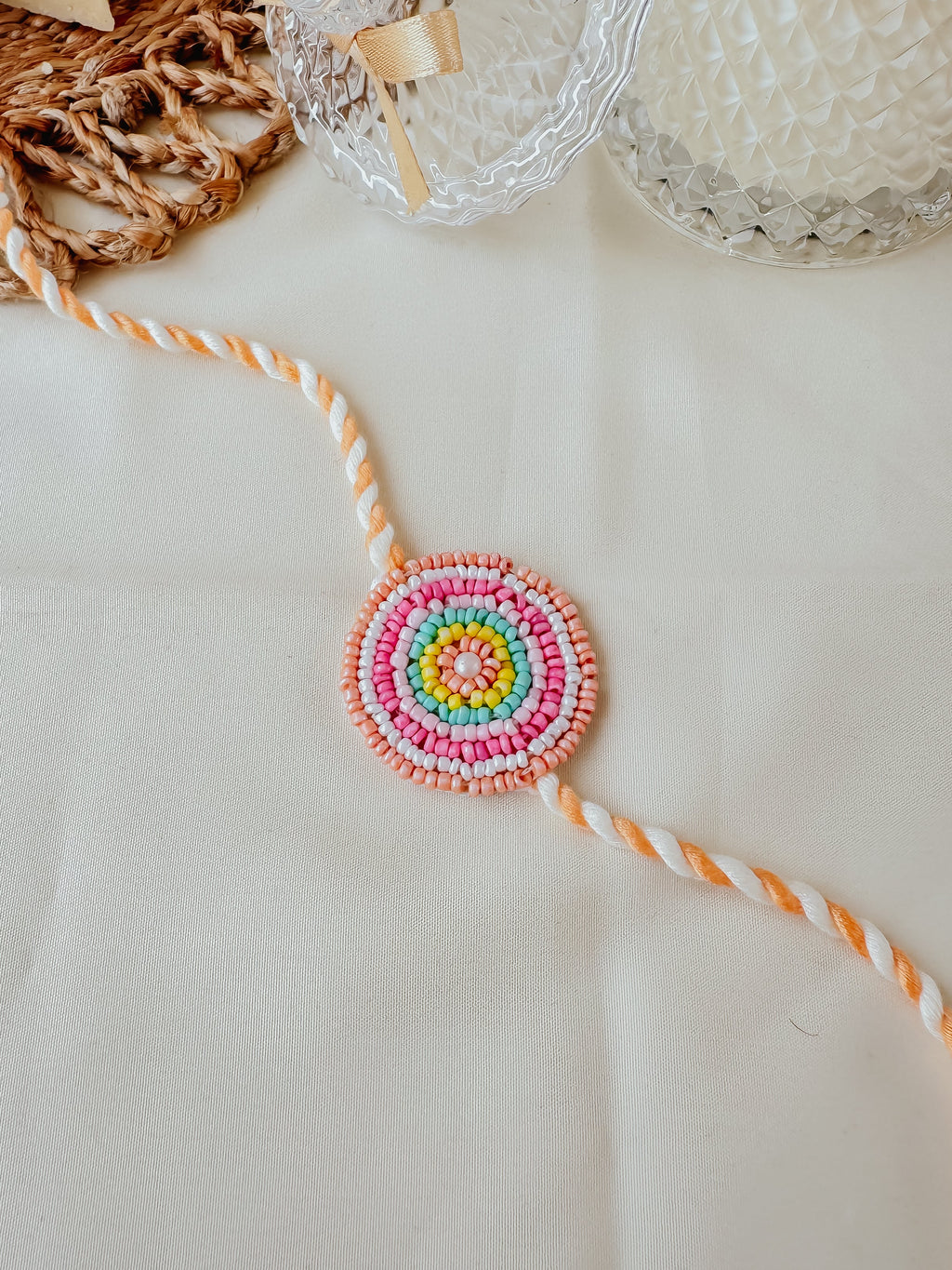 Color Wheel Handmade Rakhi
