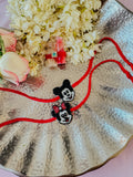 Set of 2- Mickey & Minnie Duo Handmade Rakhi