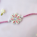 Pink Pastel Bloom Handmade Rakhi