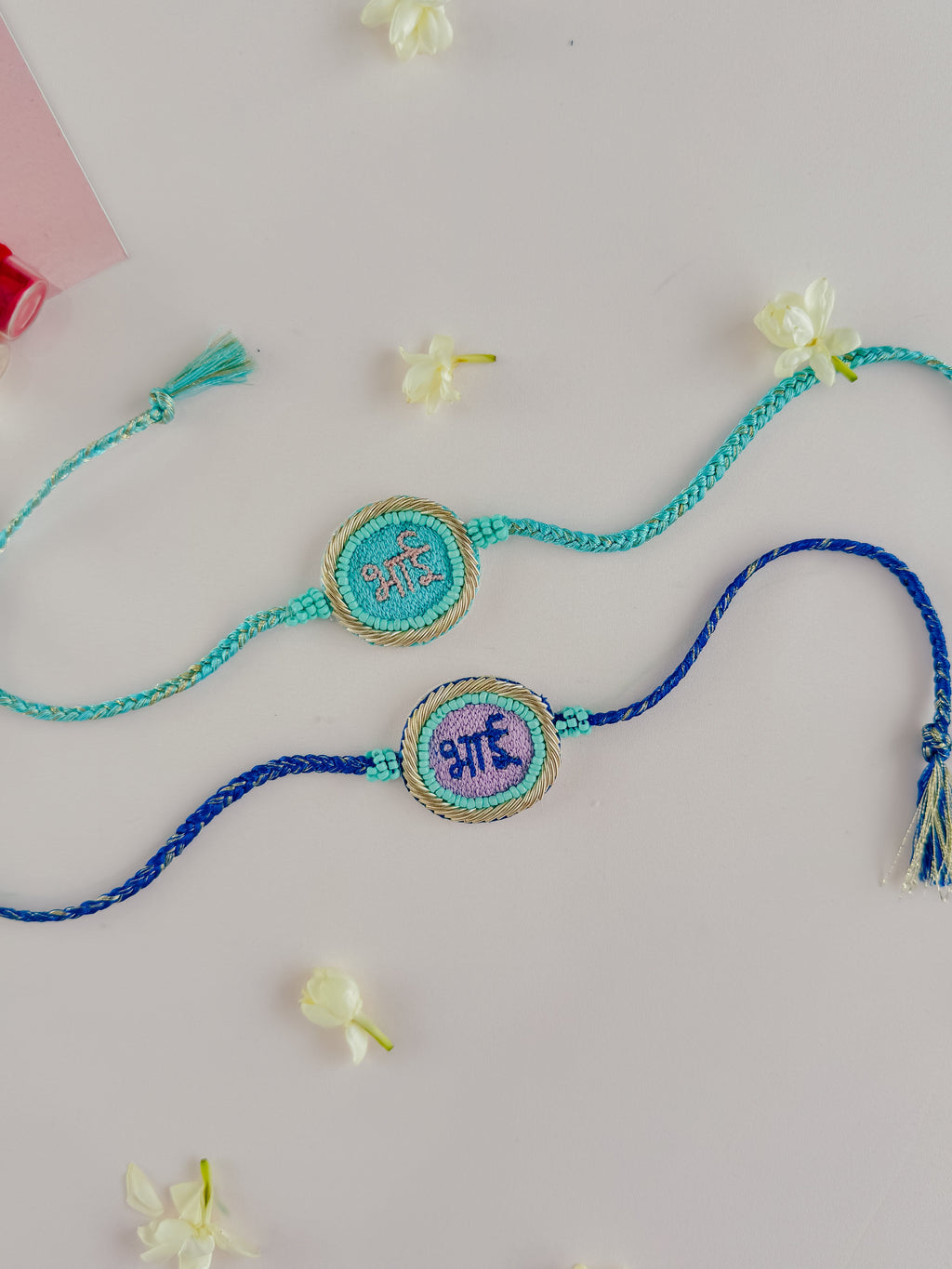 Set of 2- Bhai Goals Handmade Rakhi