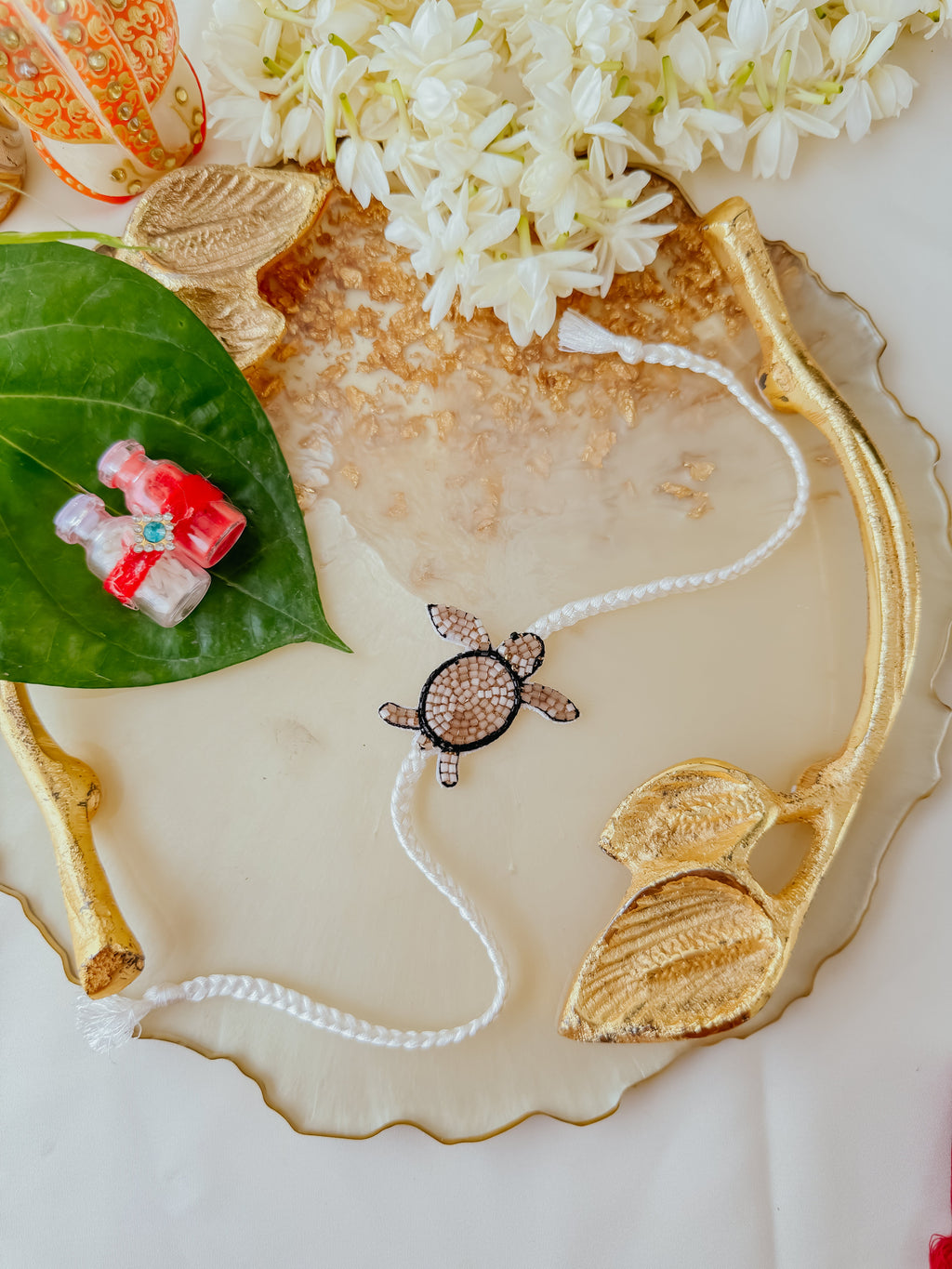 Slow and Steady Turtle Handmade Rakhi