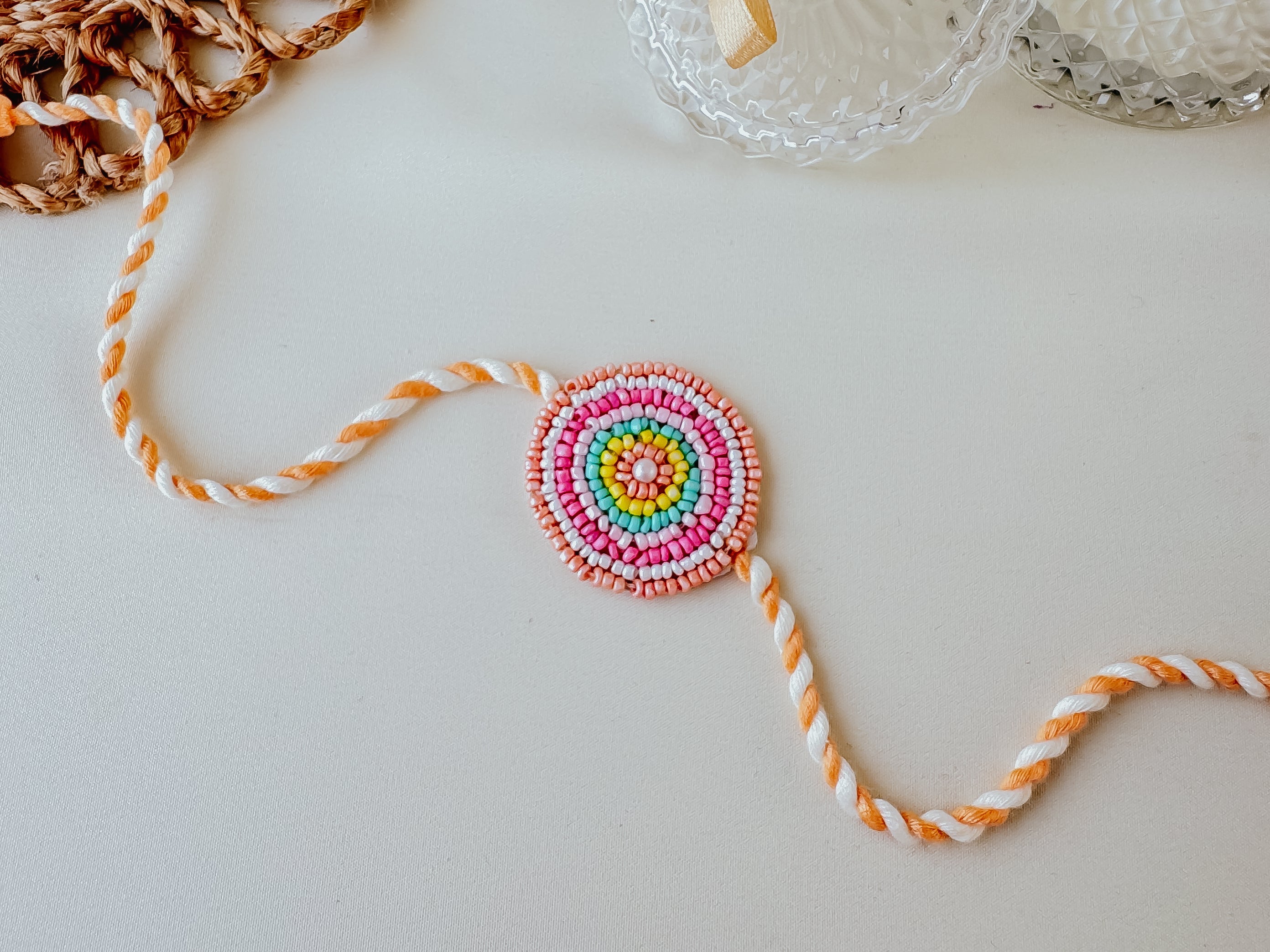 Color Wheel Handmade Rakhi
