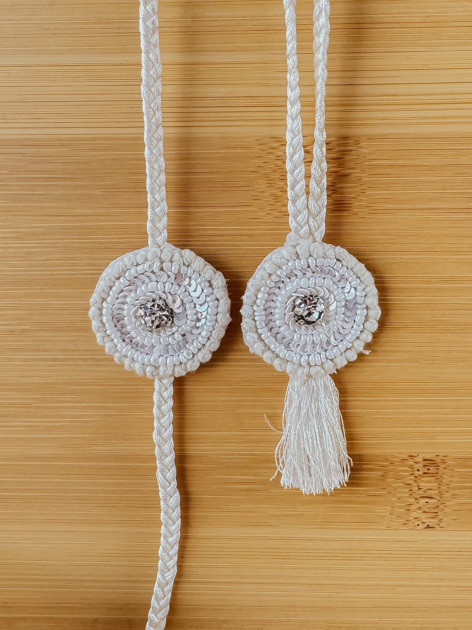 Pure Bliss Ivory & Lumba Set Handmade Rakhi