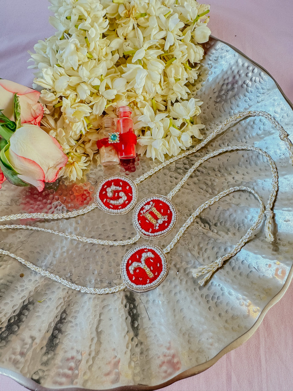 Zodiac Charm Personalized Handmade Rakhi (Single)