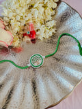 Green Kalpavriksha Handmade Rakhi
