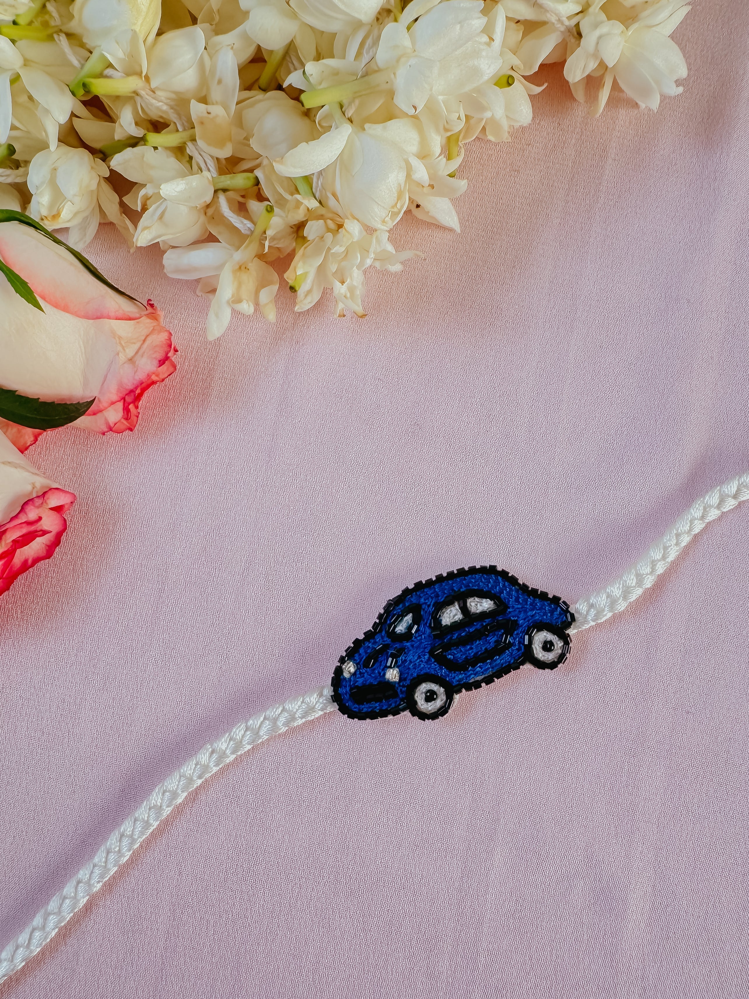 Car Lover's Blue Handmade Rakhi