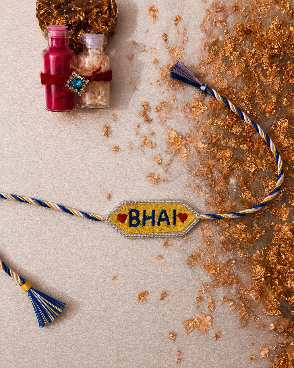 'BHAI' Handmade Rakhi
