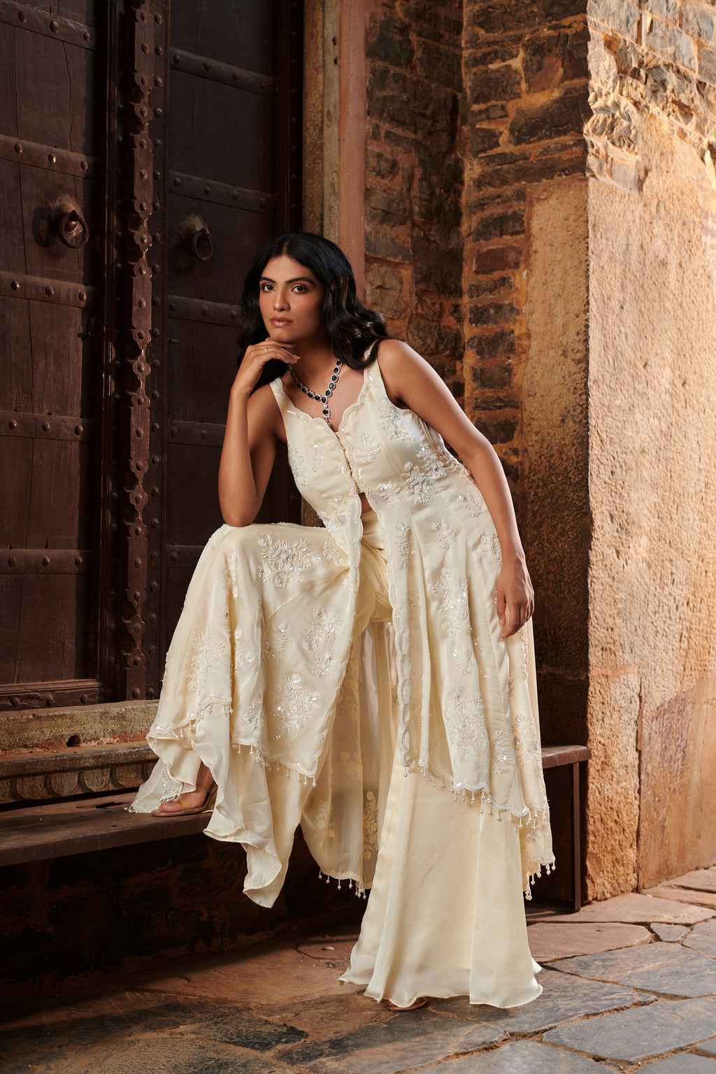 Tarunī (तारुणी) - Kurta Palazzo Set