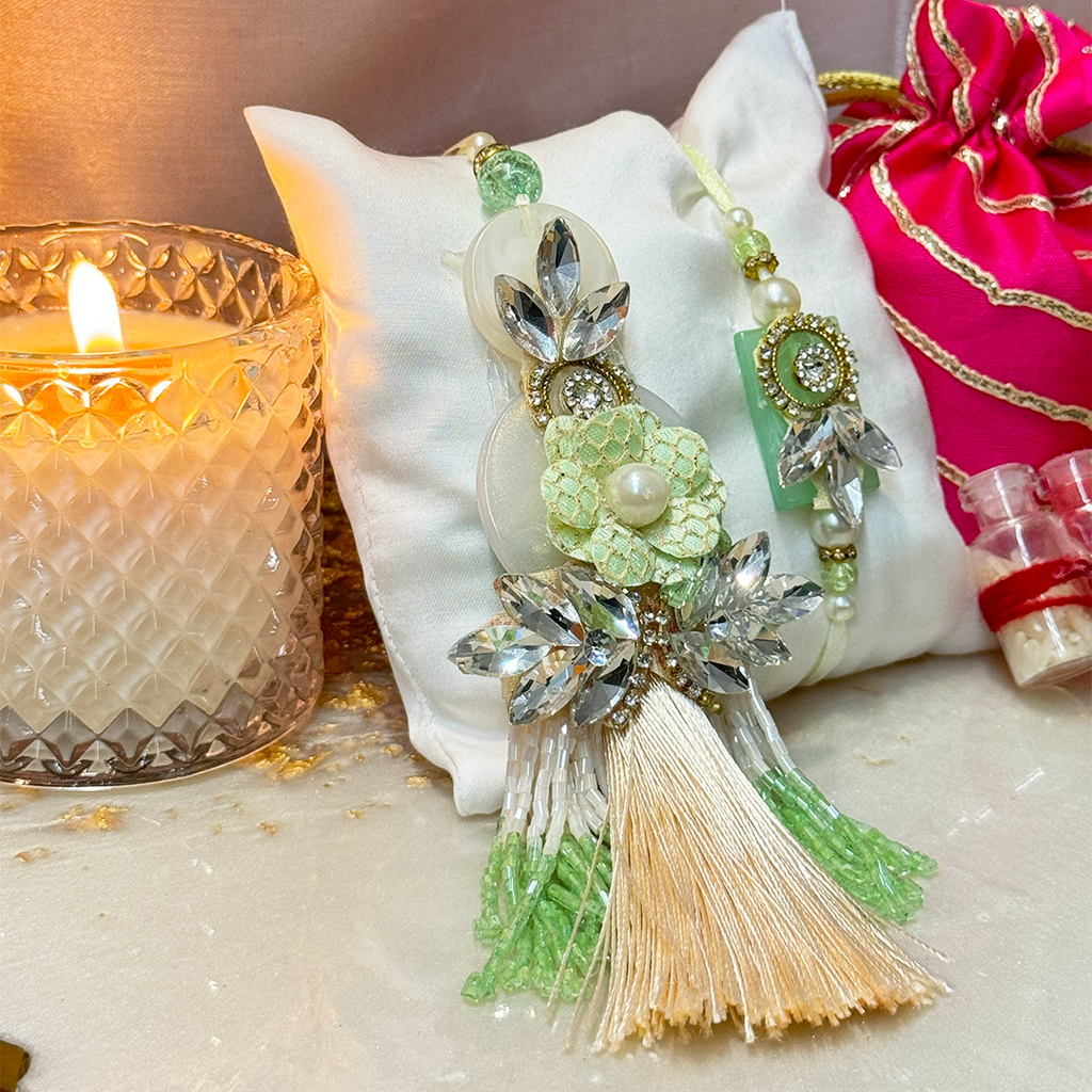 Fern Green Blooming Lumba Set